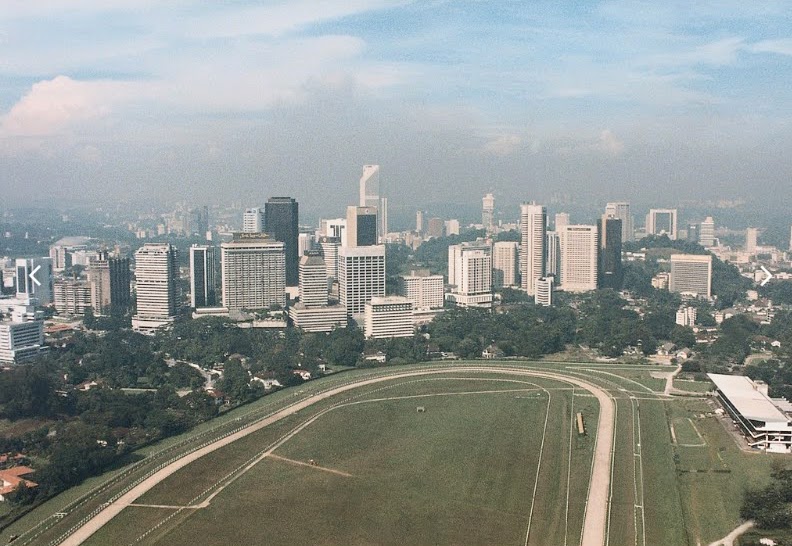 KL racecourse then and now — from horse track to city skyline